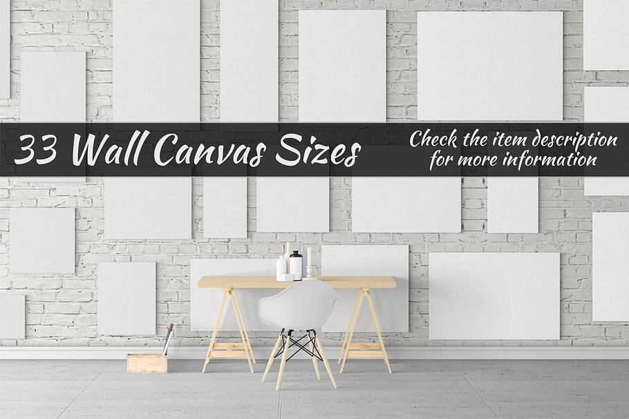 Canvas Mockups Vol 509 in Print Mockups - product preview 8