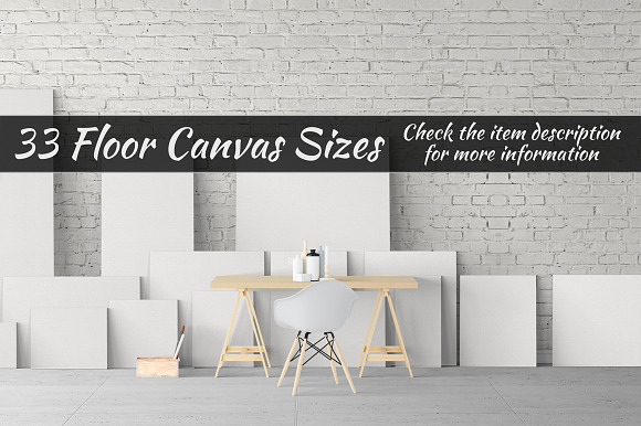 Canvas Mockups Vol 509 in Print Mockups - product preview 1