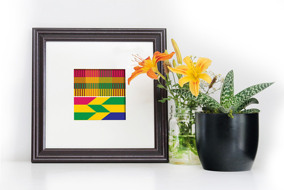 Vectorized Kente Pattern - Set 1 in Patterns - product preview 2