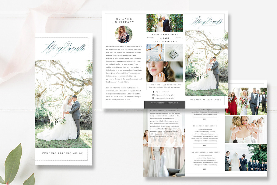 Wedding Photographer Brochure PSD in Brochure Templates - product preview 8