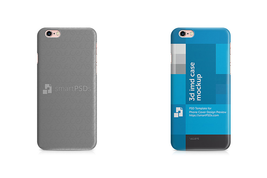 iPhone 6s 3d IMD Open Cut Phone Case in Product Mockups - product preview 8