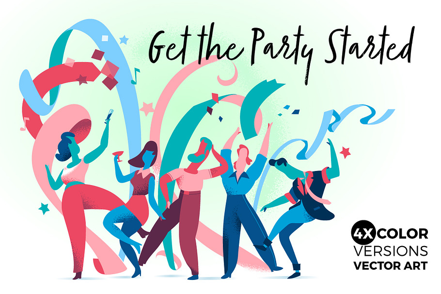Get the Party Started in Illustrations - product preview 8