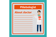 Medical notes about phlebologist