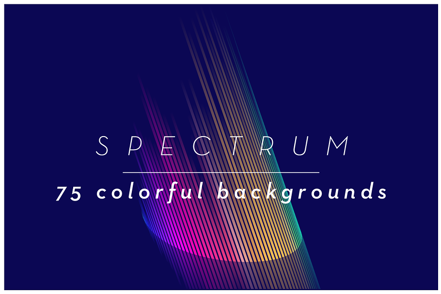SPECTRUM 1: 75 Colorful backgrounds