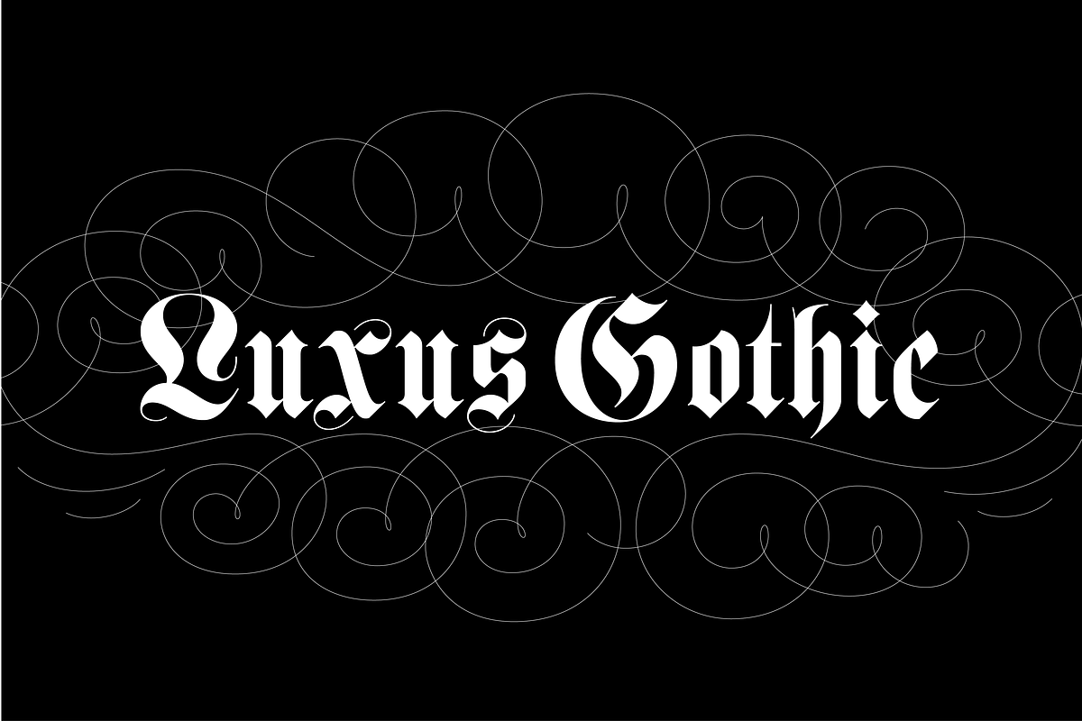Luxus Gothic in Gothic Fonts - product preview 8