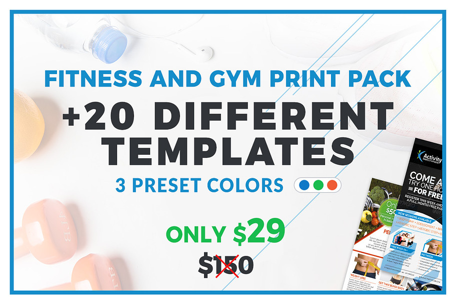 Fitness Gym Business Print Pack