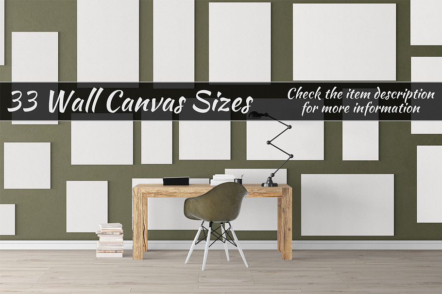 Canvas Mockups Vol 510 in Print Mockups - product preview 8