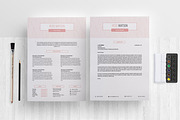 Pinkline pattern CV/ResumeTemplate/G