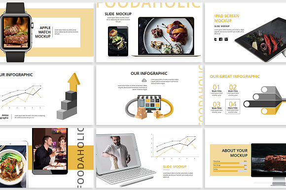 Foodaholic Creative Keynote Template in Keynote Templates - product preview 7