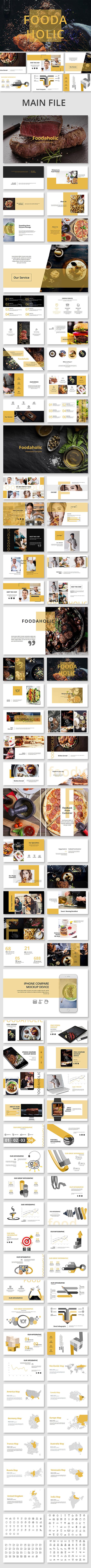 Foodaholic Creative Keynote Template in Keynote Templates - product preview 9