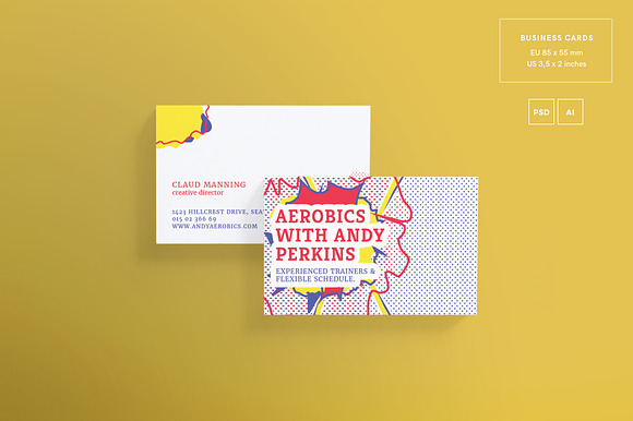 Branding Pack | Aerobics in Branding Mockups - product preview 3