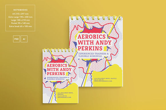 Branding Pack | Aerobics in Branding Mockups - product preview 5
