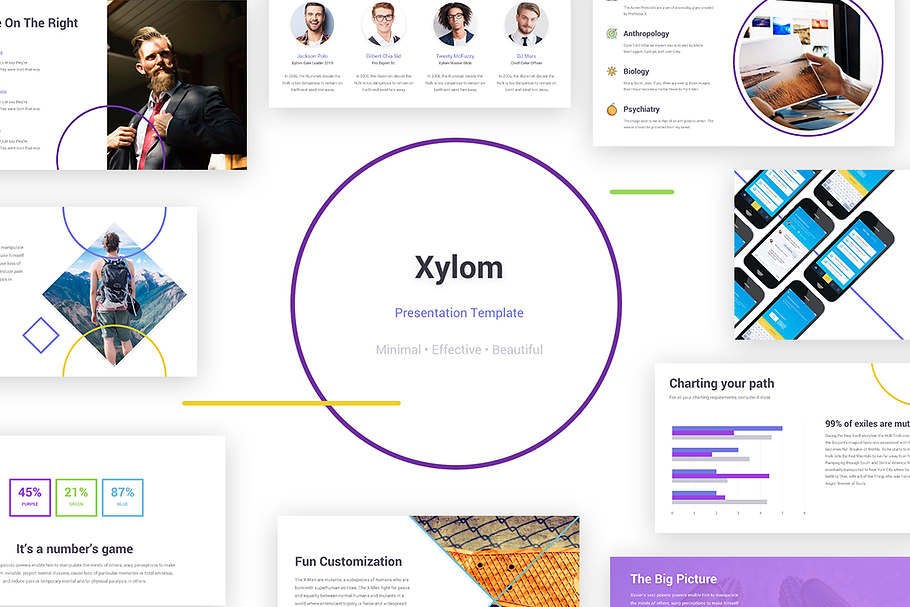 Xylom Clean PowerPoint Template in PowerPoint Templates - product preview 8