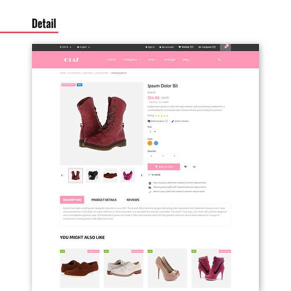 Ap Olaf in Website Templates - product preview 4