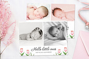Birth Announcement Template Card
