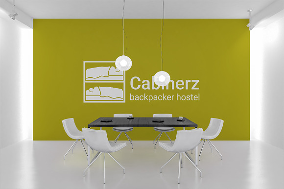 Cabinerz : Backpacker Hostel Logo in Logo Templates - product preview 2