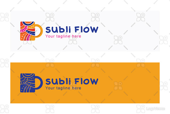 Subli Flow - Sublimation Mug Logo in Logo Templates - product preview 1