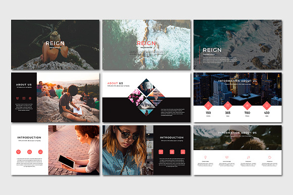 Reign PowerPoint Template in PowerPoint Templates - product preview 1