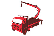 truck mounted crane cartage hoist re