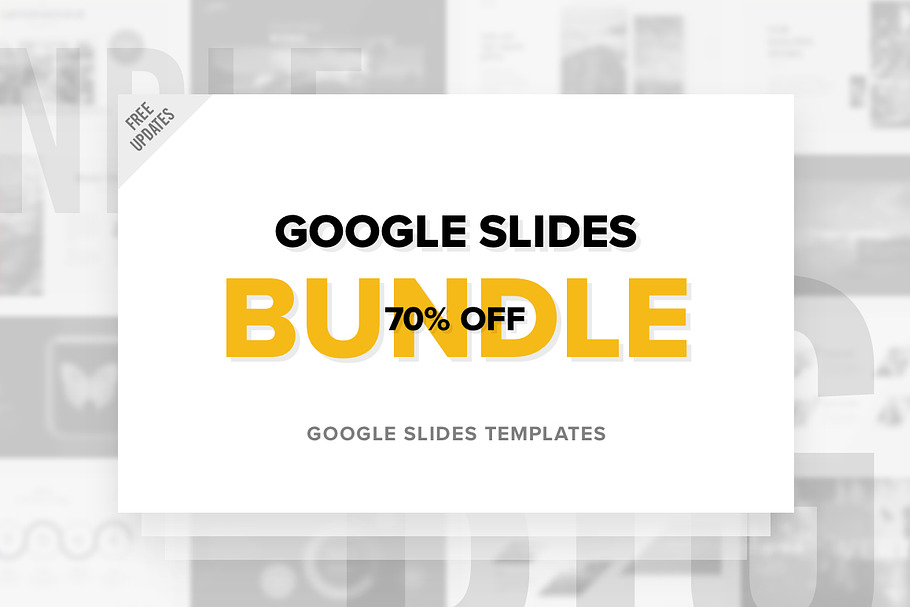 Google Slides Bundle - Free Updates