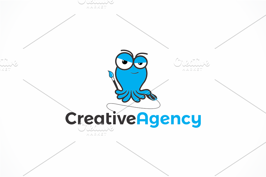 Squid Creative Agency Logo in Logo Templates - product preview 8