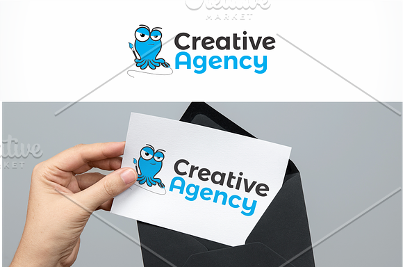 Squid Creative Agency Logo in Logo Templates - product preview 2
