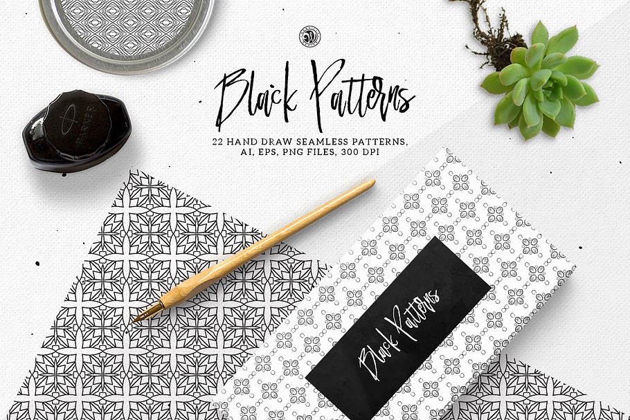 Black Patterns in Patterns - product preview 8