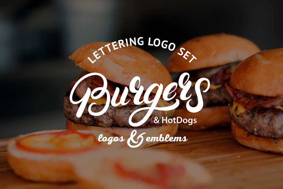Burgers Logo Set in Logo Templates - product preview 8
