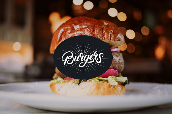 Burgers Logo Set in Logo Templates - product preview 2