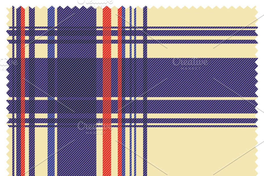 Scottish Tartan Fabric Texture