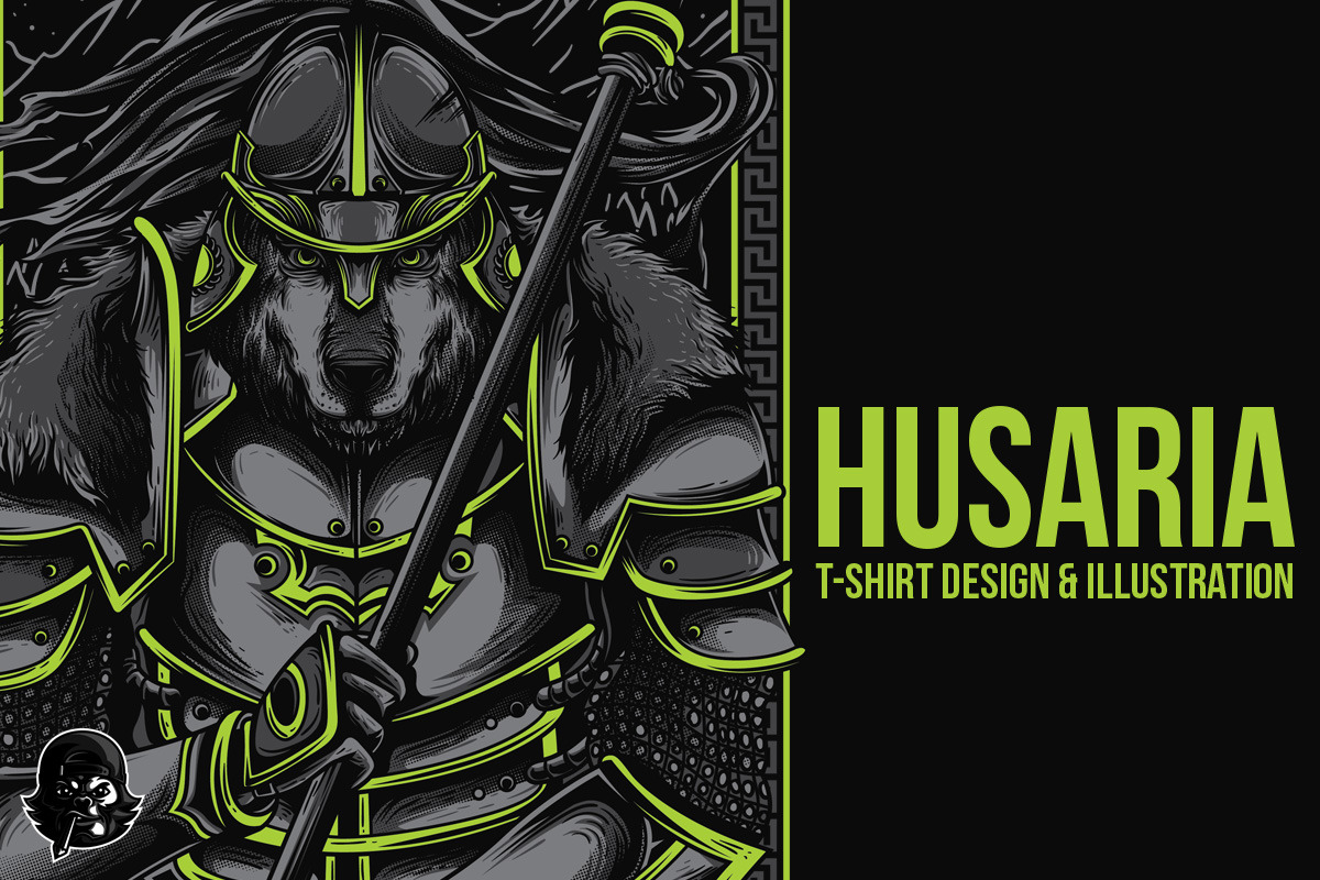 Husaria Warrior Illustration in Illustrations - product preview 8