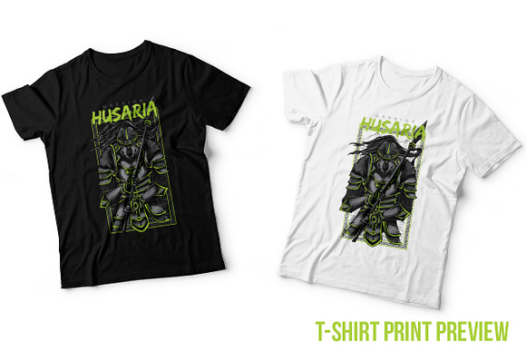 Husaria Warrior Illustration in Illustrations - product preview 4