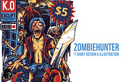 Zombiehunter Illustration