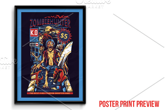 Zombiehunter Illustration in Illustrations - product preview 3