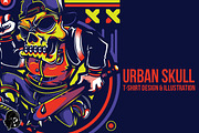 SWG Urban Skull Illustration