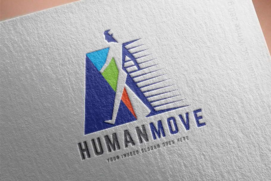 Human Move Logo Template in Logo Templates - product preview 8