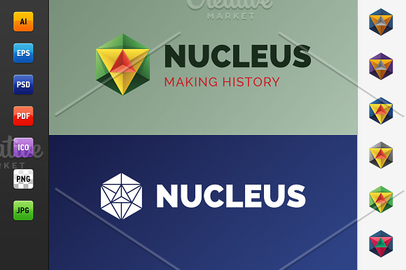 Nucleus Logo in Logo Templates - product preview 1