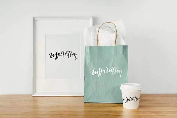 Mockups bags, cups and frames  in Product Mockups - product preview 1