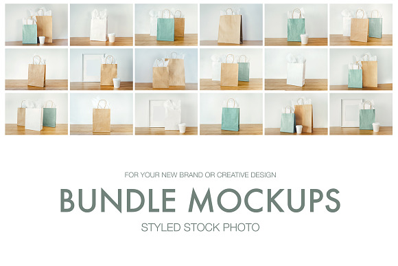 Mockups bags, cups and frames  in Product Mockups - product preview 5