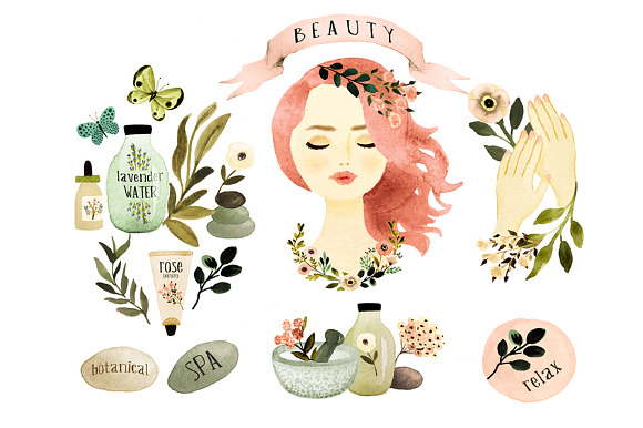Spa Clipart in Graphics - product preview 1