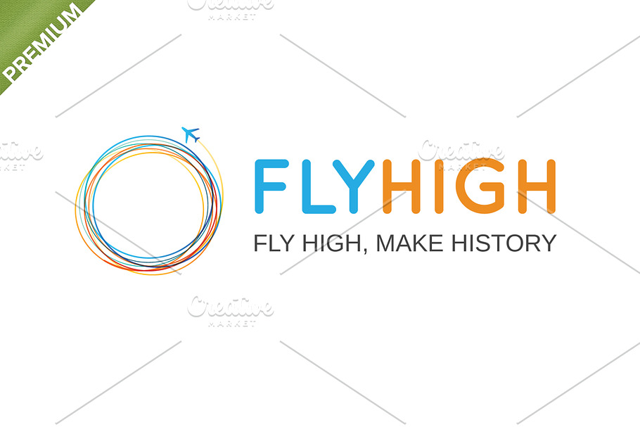 Fly High Logo in Logo Templates - product preview 8