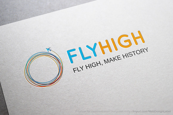 Fly High Logo in Logo Templates - product preview 2