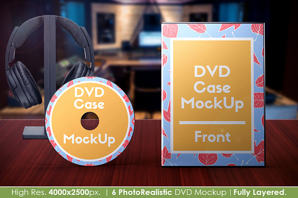 DVD Case Mockup in Product Mockups - product preview 9