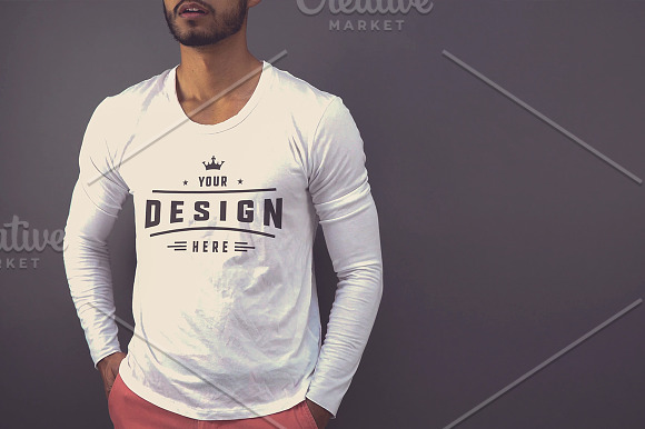 12 PSD T-shirt Mock-up Pack#4 in Product Mockups - product preview 2