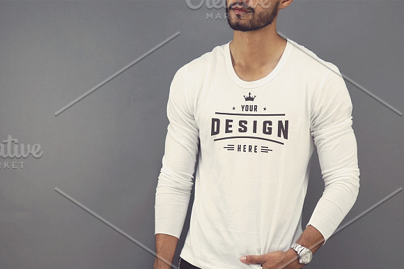 12 PSD T-shirt Mock-up Pack#4 in Product Mockups - product preview 5