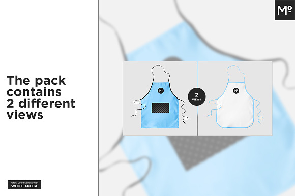 Apron 2 Types Mock-up in Product Mockups - product preview 1