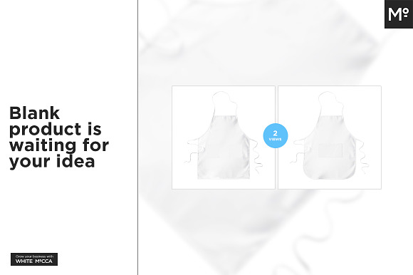 Apron 2 Types Mock-up in Product Mockups - product preview 2