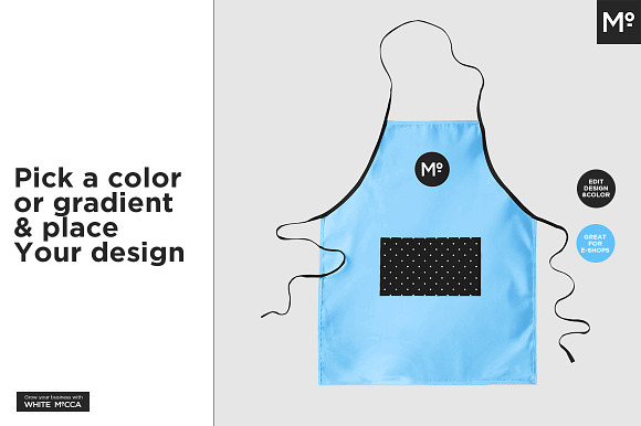 Apron 2 Types Mock-up in Product Mockups - product preview 3