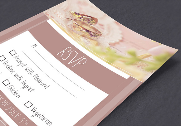 Wedding Set - Invitation & Branding in Wedding Templates - product preview 4