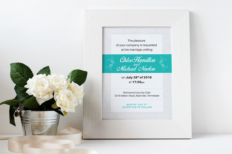 Wedding Set - Invitation & Branding in Wedding Templates - product preview 8